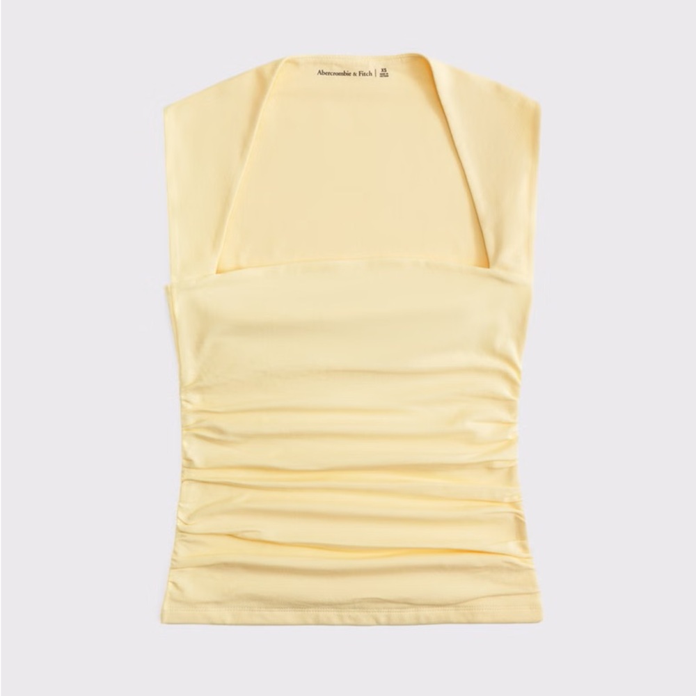 Abercrombie & Fitch Yellow Ava Top